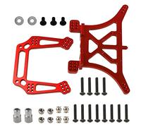 Vgoohobby Aluminum Alloy Front & Rear Shock Tower Mounts 2WD Upgrade Parts Compatible with Traxxas 2WD Slash Rustler VXL Bandit XL5 1/10 RC Car (Red)