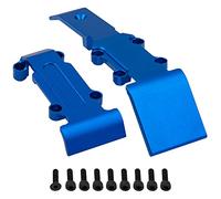 Vgoohobby Aluminum Alloy Front & Rear Skid Plate Skidplate Set #7037 Compatible with 1/16 Traxxas E-Revo 71054 VXL Slash 4WD 70054 Summit 72054 RC Car