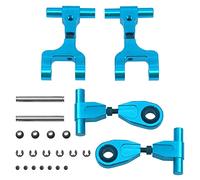 Vgoohobby Aluminum Front Upper & Rear Upper Suspension Arms Swing Arm Set Compatible with Tamiya TT02 1/10 RC On Road Touring Car Upgrade Parts