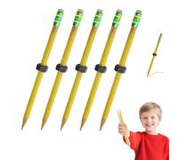 Vgpbphj ADHD Fidget Pencil,Threaded Fidget Pencil with Nut for ADHD & Anxiety, Silent Sensory Tool, Stress Relief Rotating Pen, for Adults Kids to Focuson (5pcs)