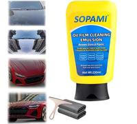 Vgpbphj Auto Oil Film Cleaning Emulsion, Nano-Tech Glass Cleaner, Car Window Cleaner for Windscreen, Windshield, Window Cleaning, Mirrors and More (1PC)