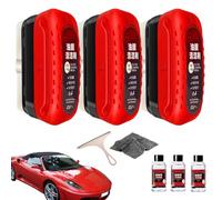 Vgpbphj Automotive Oil Film Cleaning Brush, 2024 New Glass Oil Film Remover for Car, All In One Wipe On Oil Film Remover for Windshield (3)