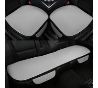 Vgpbphj Breathable & Anti-Slip Viscose Filament Car Seat Covers, Non-Slip Cars Seat Pad for Summer Breathable and Refreshing, Universal Ice Silk Cotton Car Seats Cover with Pocket (Grey)
