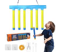Vgpbphj Catching Sticks Game Reaction Training Toy, Falling Stick Catching Games, The Reflex Drop Sticks Game Hand Speed Challenge Toy with 3 Dropping Speeds for Kids Adults (Yellow)