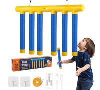 Vgpbphj Catching Sticks Game Reaction Training Toy, Falling Stick Catching Games, The Reflex Drop Sticks Game Hand Speed Challenge Toy with 3 Dropping Speeds for Kids Adults (Blue)