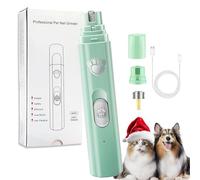Vgpbphj Concertchop Dog Nail Grinder, Silent Pet Nail Grinder for Dogs, Electric Dog Claw Nail File, Smart LED Pet Grinder - See Blood Vessels, Zero Ouch (Green)