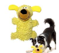 Vgpbphj Ipawsplus Dog Toy, Ipawsplus Squeaky Dog Plush Toy, Crinkly Dog Chew Toy for cleaning teeth, Interactive Dog Toys to Keep Them Busy, for Small Medium Dogs (Yellow)