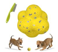 Vgpbphj Mellow Dog Calming Ball, The Mellow Dog Calming Ball, Indestructible Dog Tennis Balls, Emotional Support Bouncy Dog Toy Balls, Durable Dog Balls Dog Toys for Aggressive Chewers (A)