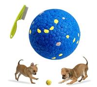 Vgpbphj Mellow Dog Calming Ball, The Mellow Dog Calming Ball, Indestructible Dog Tennis Balls, Emotional Support Bouncy Dog Toy Balls, Durable Dog Balls Dog Toys for Aggressive Chewers (B-Blue)