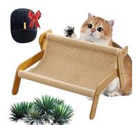 Vgpbphj Mellowkin Cat Scratch Lounge Couch Sofa, The Claw Lounge for Cats, 2-in-1 Sleeping and Claw Sharpening, Wear Resistant, High Load-Bearing, Pet Bed Mat (Linen)