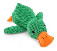Vgpbphj The Mellow Dog Calming Duck, Yellow Duck Dog Toy, Calming Duck, Emotional Support Duck for Dogs, Dog Toy With Quacking Sound (Green)