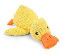 Vgpbphj The Mellow Dog Calming Duck, Yellow Duck Dog Toy, Calming Duck, Emotional Support Duck for Dogs, Dog Toy With Quacking Sound (Yellow)