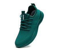 VGPSFN Mens Trainers Running Shoes Sport Walking Sneakers Casual Slip on Walking Shoes Lightweight Gym Workout Shoes Fashion Sneakers Breathable Mesh Fashion Sneakers Dark_Green Size 8