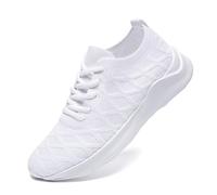 VGPSFN Mens Trainers Running Walking Shoes Tennis Sport Gym Sneakers Casual Comfortable Lightweight Non-Slip Breathable Fashion Workout Shoes