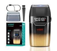 VGR 308 Foil Shaver Men's Wireless, Zero Machine Hair with LED Display