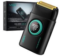 VGR 377 Foil Shaver for Men, 21-Speed 9000 RPM Razor, Titanium Foils, Black