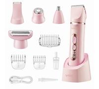 VGR 763 5-in-1 Lady Shavers, Cordless Intimate Shaver for Women, Pink