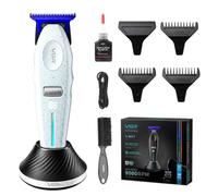 VGR 887T Professional Hair Trimmer for Men with 9000 RPM Motor, White