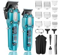 VGR Professional Hair Clippers for Men, Barber Clipper and Trimmer, Green