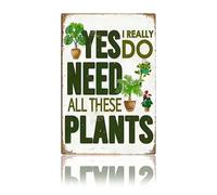 VGRDTW Signs & Plaques, Garden Signs, Garden Plaques, Wall Plaques for Outside, Metal Vintage Iron Rustic Art Decor for Indoor Home Patio Yard Pub Décor Use