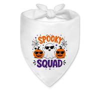 Vgrti Spooky Squad Funny Halloween Ghost Dog Bandana for Boys Girls