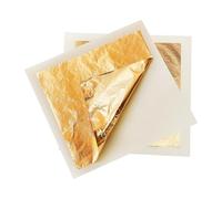 VGSEBA Gold Leaf Sheets - 3.15 inch, 15 Pcs, Gold Foil Sheets for Nails, Art & DIY Projects, Picture Frames, Home Walls, Multi Artistic Decoration