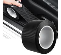 VGTDCDT 1 Roll Door Sill Protector Carbon Fibre for Golf 7 (5G) Leon + ST (5F) 2012-2020, Car Boot Lip Guard Scratch Proof Sticker Waterproof Auto Strip,5m