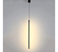 VGTLAKEX Pendant Light Slim Single Minimalist Bedroom Bedside Bar Cylinder Hanging Ceiling Lighting Modern Personality Simple
