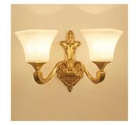 VGTLAKEX Wall Lights Sconces Indoor Wall Lamps Fixture Copper Modern Led Sconce Contemporary Creative Decorative for Home Foyer Corridor(2lights)