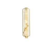 VGTLAKEX Wall Lights Sconces Wall Lamp Zen Chinese Lamp Living Room Tv Background Wall Tea All Copper Enamel Color Lighting Indoor Decorative Sconces Light(Grey Wolf)