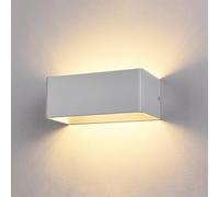 VGTLAKEX Wall Lights Sconces Wall Light Modern Led Square Aluminum Sconce Home Indoor Decoration Lighting for Kitchen(Blanc,L20cm)