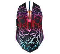 VGUARD Wired Gaming Mouse, 3600 DPI Optical Sensor, RGB Backlit Ergonomic USB PC Mice with 6 Programmable Buttons, 7 Colors LED, Professional Gamer Mouse for Laptop, Computer, Windows/Mac