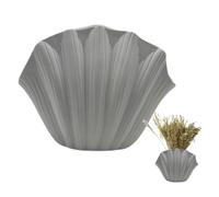 Vgvgaj Ceramic Shell Vase Shell Shaped Vase Modern Style Vases Nautical Themed Vases Tableware Flower Arrangement For Freshening Up Spring Holiday Home Decorations