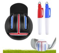 Vgvgaj Golf Alignment Tool, Alignment Ball Brand - Fade Resistant Golf Ball Lines Marker Quick Dry | Tool & Marker Pen