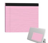 Vgvgaj Notepads, 24 x 27 cm, perforated notepads, 50 sheets wide writing pads, for lawyers, students, paralegals, court, office, school, home, notes, daily use