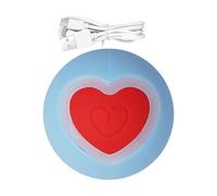 Vgvgaj Shaking Dog Ball Toy - Heart Style Automatic Rolling Ball - USB Pet Toy for Small Medium Puppies