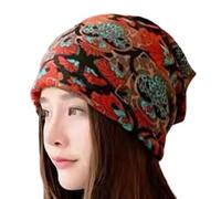 Vgvgaj Womens Slouchy Beanie Hat,Warm Beanie Soft Slouch Hat | Elastic Beanie Hat, Women's Scarves and Wraps, Woolen Hat for Family Gatherings red