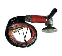 VGVSBG Buffer Polisher Waxer Rear Exhaust Hand Held Pneumatic Tools Air Wet Polisher for Stone Polishing and Grinding