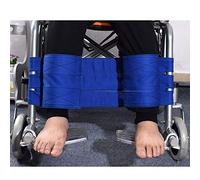 VGVSBG Wheelchair Footrest Leg Restraint Strap Wheelchair Seat Belt Safety Transport Foot Support Belt Seniors (Blue) 1PACK,Blue (Color : Blue) (Blue)