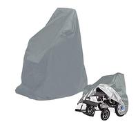 VGVSBG Wheelchair Protective Cover, 210D Grey Mobility Scooter Cover, Electric Wheelchair Cover, Wheelchair Storage Protection, Waterproof, Dust Proof Cover, Outdoor Rain Cover,