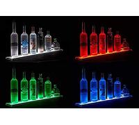 VGVSBG Wine Bottle Display Stand Bottle Display Stand Bar Liquor Illuminated Bottle Wine Rack Led Lighted Liquor Bottle Display Shelf | Home Bar Illuminated Bottle Shelf With Wireless Remote Contro