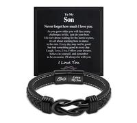 VGWON Son Gifts, Sons Bracelet from Mum Dad, To My Son Bracelet
