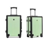 VH&GRED 20" Candy Color Carry-On Suitcase - Stylish & Spacious Luggage for Women, TSA Lock, 360° Silent Wheels, GREEN, 20 inches