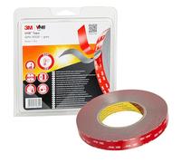 VHB 3M GPH-110GF Double Sided Adhesive Tape - Designed to create durable and reliable bonds for high temperatures and multi material bonding - 19mm x 11m, Thickness 1.1mm, Grey (1 Roll)