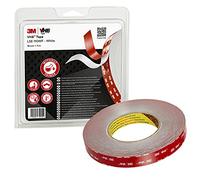 3M VHB LSE-110WF Double Sided Adhesive Tape Power Provides adhesion to plastics such as Polypropylen, TPO, TPE and composite materials without primer, 19 mm x 11 m, Thickness 1.1 mm, White (1 Roll)