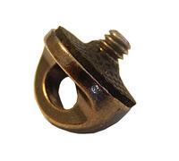 vhbw 1/4" Tripod Mount Screw for Camera, Single-Lens Reflex Camera, DSLR, With Neck Strap Loop, Metal Gold/Black, 23 mm