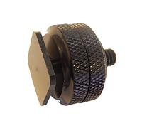 vhbw 1/4" Tripod Screw with Hot Shoe Mount compatible with Panasonic Digital Camera, DSLR, 2.5 mm Black, Metal