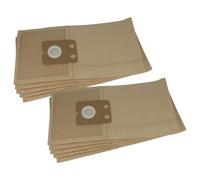 vhbw 10 dust bags paper compatible with Nilfisk VP600 series vacuum cleaner 34.55cm x 22.4cm