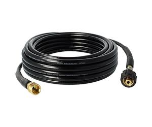 vhbw 10 m Extension Hose Compatible with Kärcher K 2.38 M, K 2.38 M T 50 High-Pressure Cleaner with M22 x 1.5 Threaded Connection Black