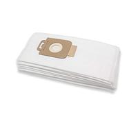 vhbw 10 microfleece Dust Bags compatible with Nilfisk X150, X200, X210, X300, X30 Extreme Care, Xtra Power 2100 Vacuum Cleaner, White